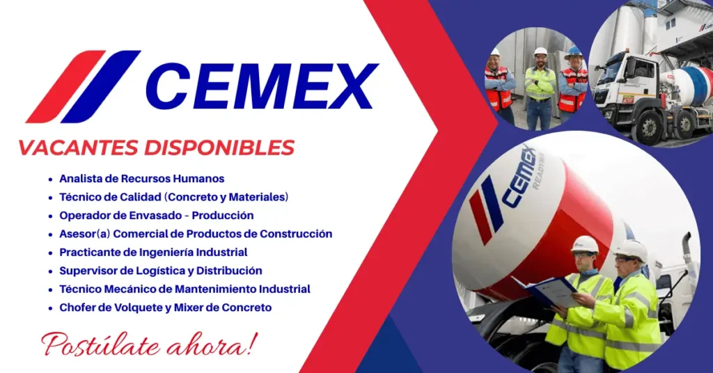 🌟 ÚNETE A CEMEX: CONSTRUYENDO UN FUTURO🌍✨